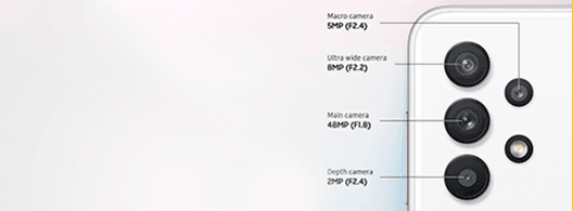 Samsung Galaxy A32 128 GB negro Mejora tus fotos con su avanzada Quad Camera