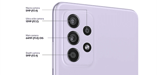 Samsung Galaxy A52s 5G negro 128 GB Tus fotos y vídeos tendrán otro nivel