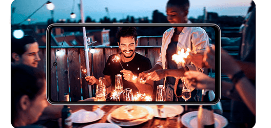 Samsung Galaxy A52s 5G negro 128 GB precio. Dile adiós a las fotos y vídeos oscuras y borrosas