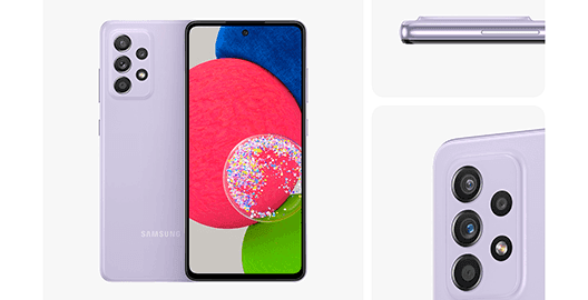 Samsung Galaxy A52s 5G negro 128 GB Diseño elegante