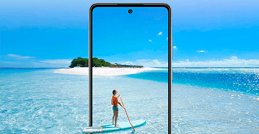 Samsung Galaxy A52s 5G negro 128 GB precio. Una pantalla épica