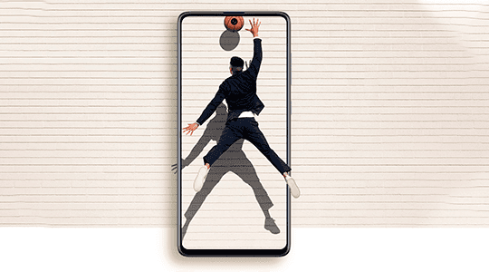 Samsung Galaxy A71 negro 128 GB - Una pantalla con menos bordes y más definición Samsung Galaxy A71 negro 128 GB Una pantalla con menos bordes y más definición
