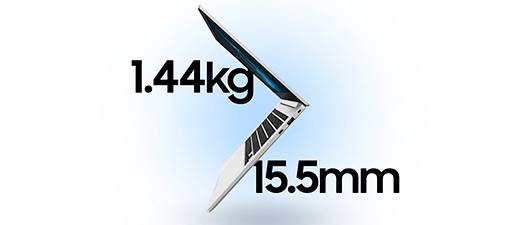 Samsung Galaxy Book2 Go Gran capacidad para una mayor autonomía