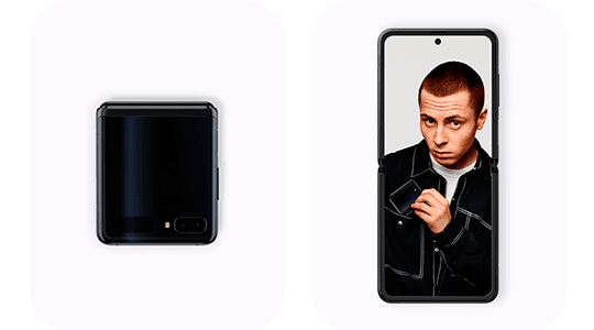 Samsung Galaxy Z Flip 5G gris La pantalla que cabe en el bolsillo