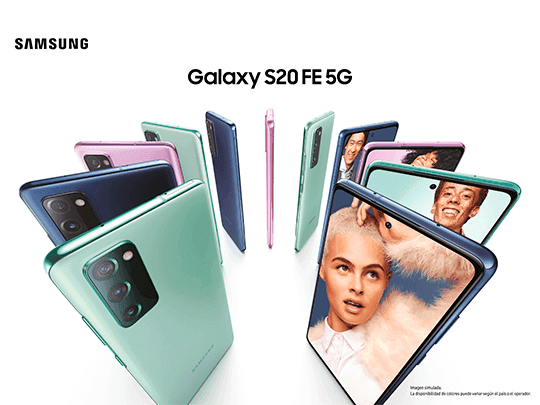 Samsung Galaxy S20 FE 5G reacondicionado - Todo lo que necesitas para hacer lo que más te gusta Samsung Galaxy S20 FE 5G reacondicionado Todo lo que necesitas para hacer lo que más te gusta