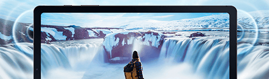 Samsung Galaxy Tab S6 Lite 64 GB Una pantalla de cine