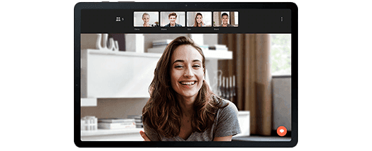 Samsung Galaxy Tab S7 wifi Tus videollamadas siempre claras y centradas