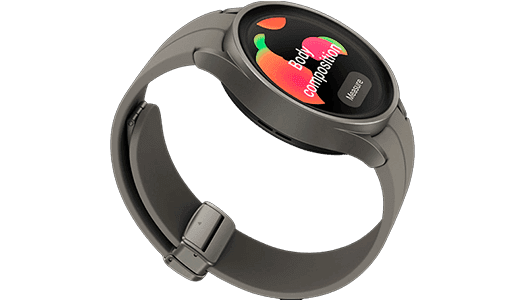 Samsung Galaxy Watch5 Pro Análisis de composición corporal y funciones de salud avanzadas