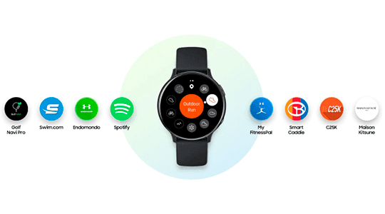 Samsung Galaxy Watch Active2 Bluetooth Aluminium 40 mm Rosa Aplicaciones que te llevan mucho más lejos