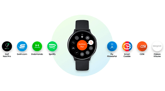 Samsung Galaxy Watch Active2 Bluetooth Aluminium 40 mm Rosa Aplicaciones que te llevan mucho más lejos