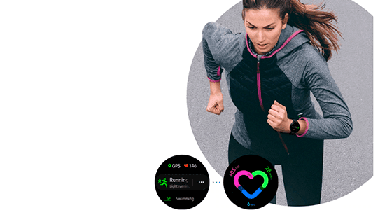 Samsung Galaxy Watch Active2 Bluetooth Aluminium 40 mm Rosa Sigue tu entrenamiento desde tu muñeca