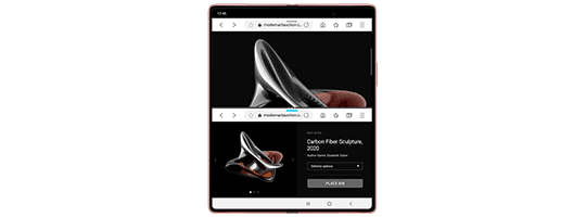 Samsung Galaxy Z Fold2 5G 256 GB negro La fluidez del movimiento