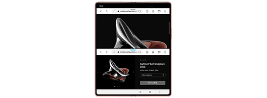 Samsung Galaxy Z Fold2 5G 256 GB negro - La fluidez del movimiento Samsung Galaxy Z Fold2 5G 256 GB negro La fluidez del movimiento