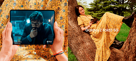 Samsung Galaxy Z Fold3 5G 256 GB negro precio. Viaja a la velocidad del 5G