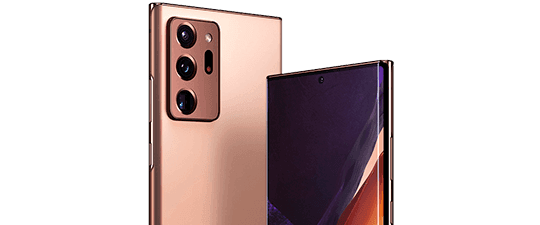Samsung Galaxy Note20 256 GB bronce Una amplia gama de tonalidades premium que redefinen un diseño atemporal