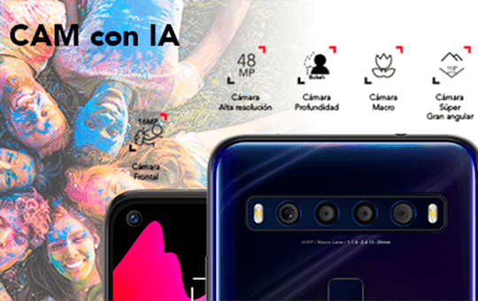 TCL 10L - 48 MP cuatro cámaras con IA TCL 10L 48 MP cuatro cámaras con IA