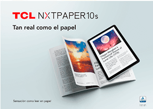 TCL NXTPaper 10s precio. TCL NXTPAPER 10s, tan real como el papel