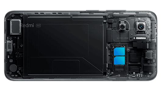 Xiaomi Redmi 10 5G Batería de larga duración de 18 W