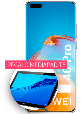 Huawei P40 Pro negro 256 GB con Mediapad T5 de regalo