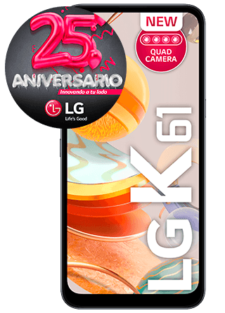 LG K61 Quad Cam 128 GB Titán
