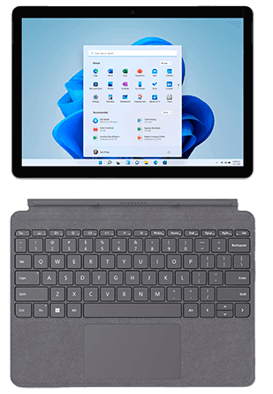 Microsoft Surface Go 3 + Teclado reacondicionado
