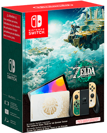 Consola Nintendo Switch OLED Edición Limitada Zelda: Tears of the Kingdom Consola Nintendo Switch OLED Edición Limitada Zelda: Tears of the Kingdom