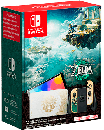 Consola Nintendo Switch OLED Edición Limitada Zelda: Tears of the Kingdom Consola Nintendo Switch OLED Edición Limitada Zelda: Tears of the Kingdom