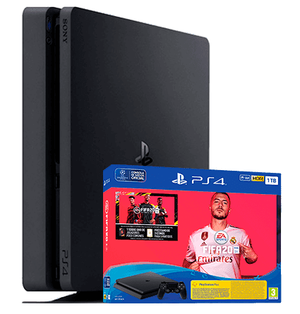 Pack PS4 1TB + FIFA20 Pack PS4 1TB + FIFA20