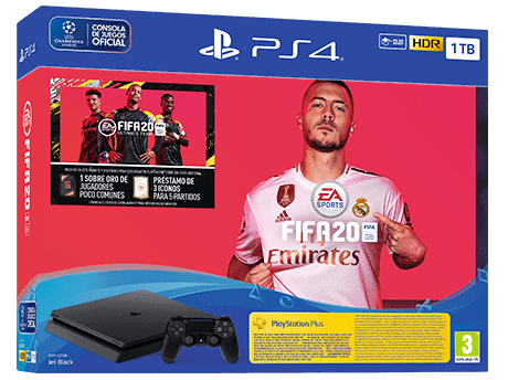 Pack PS4 1TB + FIFA20 Pack PS4 1TB + FIFA20