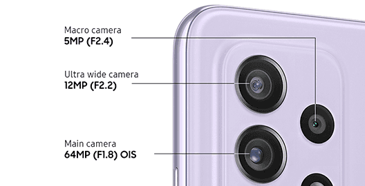 Samsung Galaxy A52 5G negro 128 GB Una cámara increíble, siempre nítida y estable