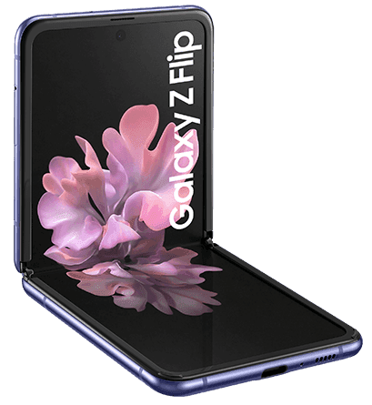Samsung Galaxy Z Flip morado