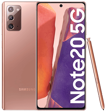 Samsung Galaxy Note20 5G 256 GB bronce