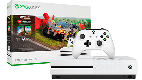 XBOX ONE S Blanca + FORZA HORIZON 4 LEGO® SPEED CHAMPIONS