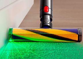 Fregona Dyson para suelos duros con tecnología de doble rodillo