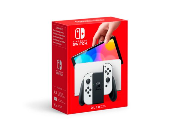 Consola Nintendo Switch con Joy-Con acoplados en modo portátil
