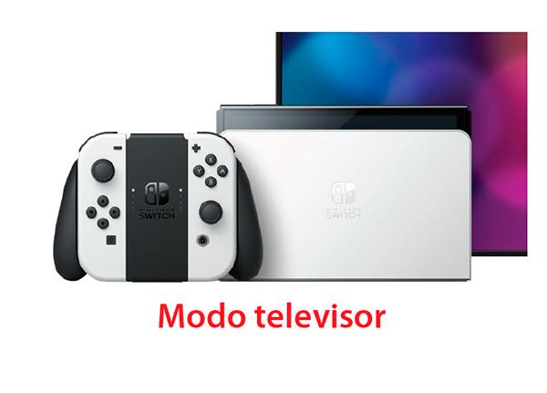 Detalle del soporte ajustable ancho de la Nintendo Switch OLED