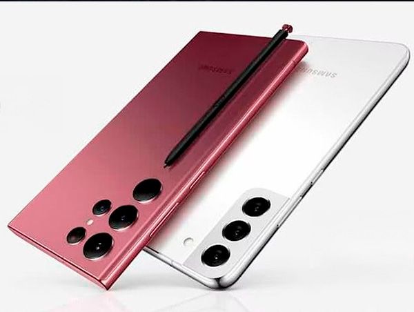 Carga rápida del Galaxy S22 conectada a cable USB-C