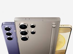 Detalle de la triple cámara trasera del Galaxy S24