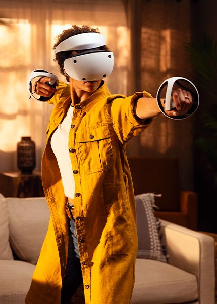 Gafas PlayStation VR2 con sensores de movimiento y tecnología inmersiva