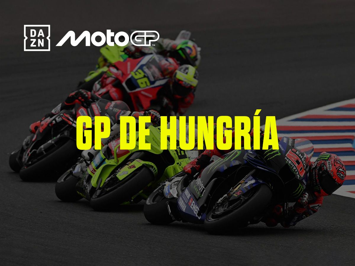 MOTO GP Gran Premio de HUNGRÍA en DAZN con Movistar