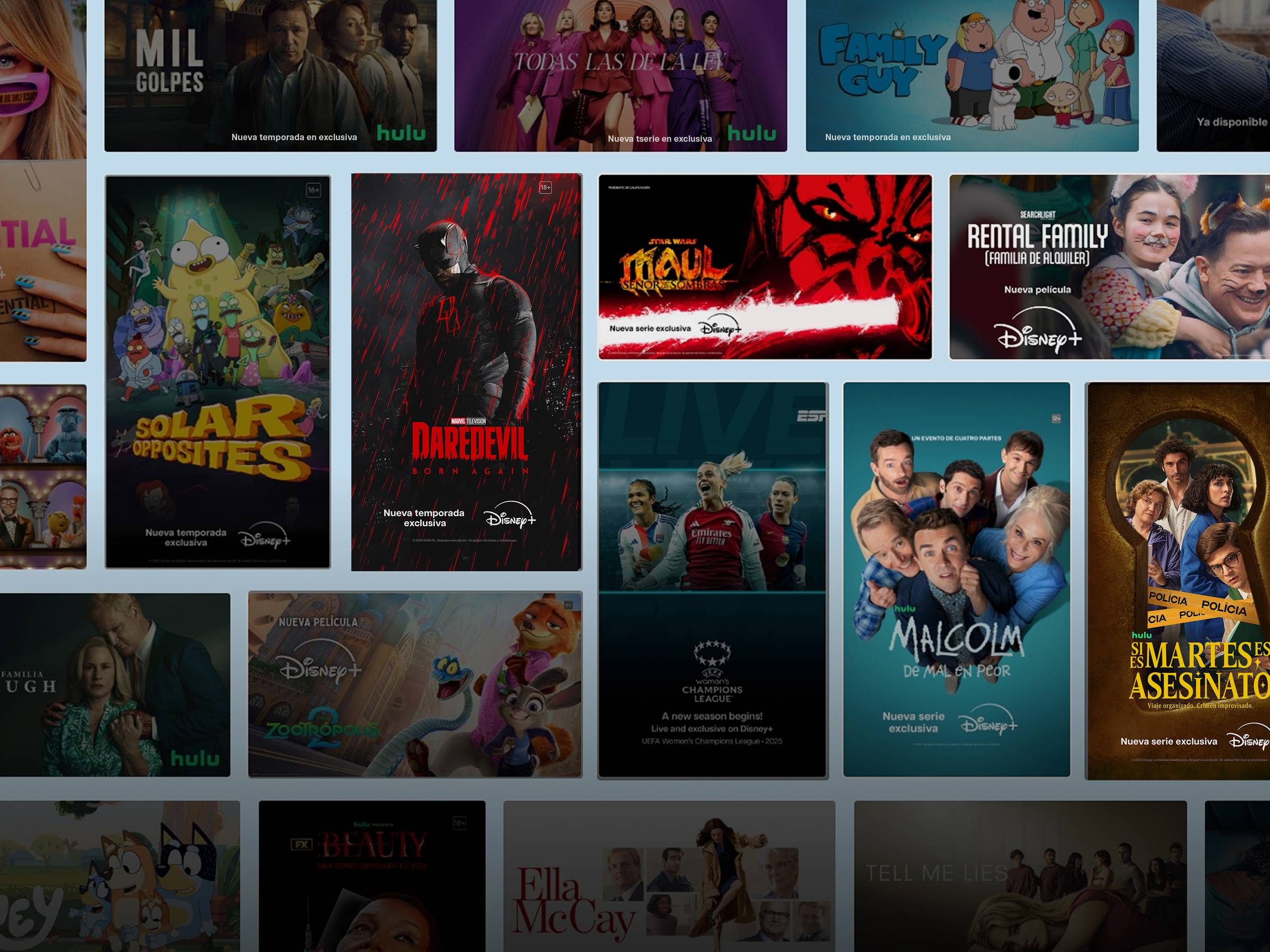 Disney+ cotenidos series y películas