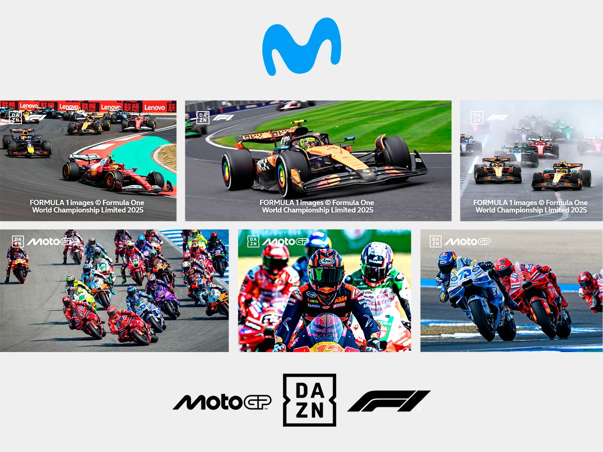 Motor: Fórmula 1 y Moto GP en DAZN con Movistar