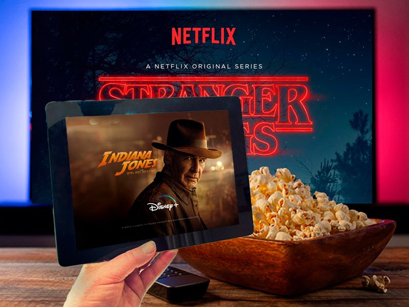 Disney+ y Netflix en tus dispositivos