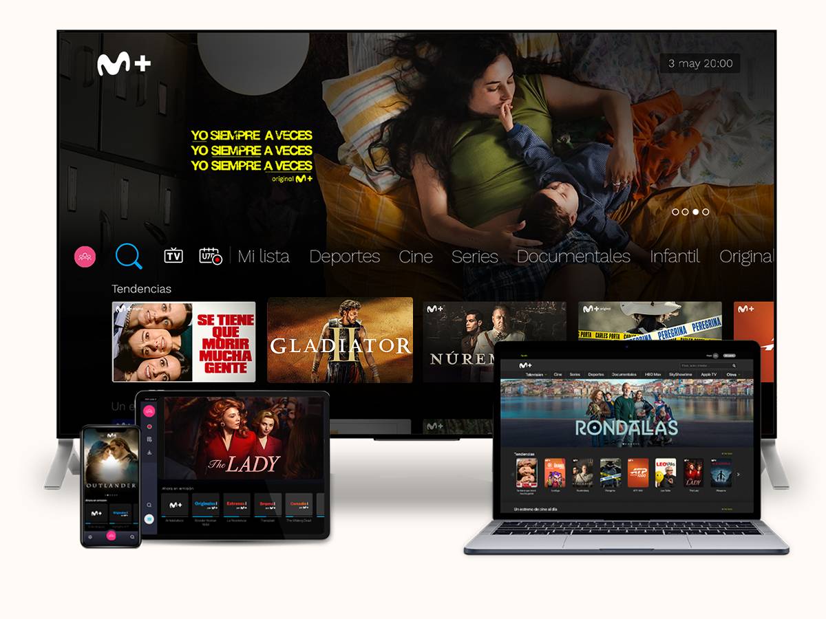 Contratar solo tv de pago de Movistar Movistar Plus: cine, series,