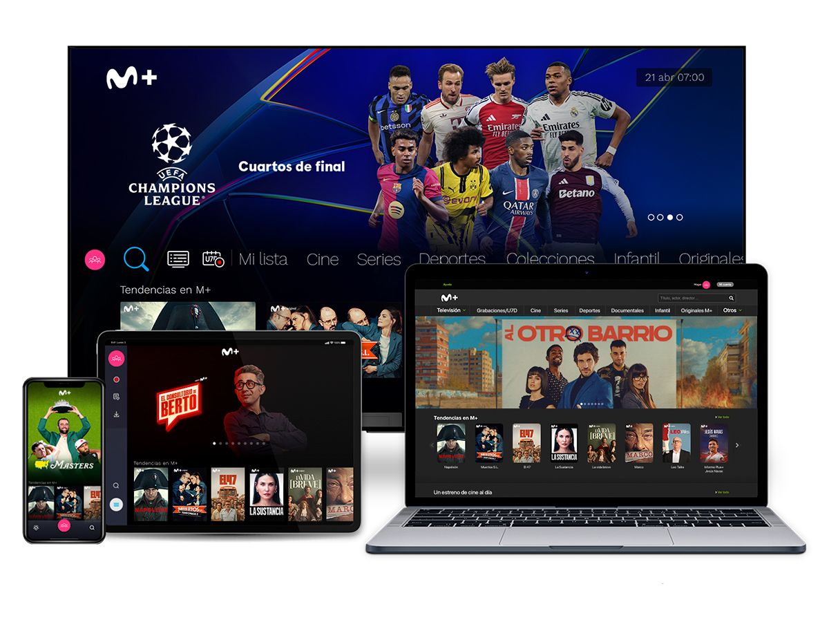 Movistar Plus+: cine, series, deporte...