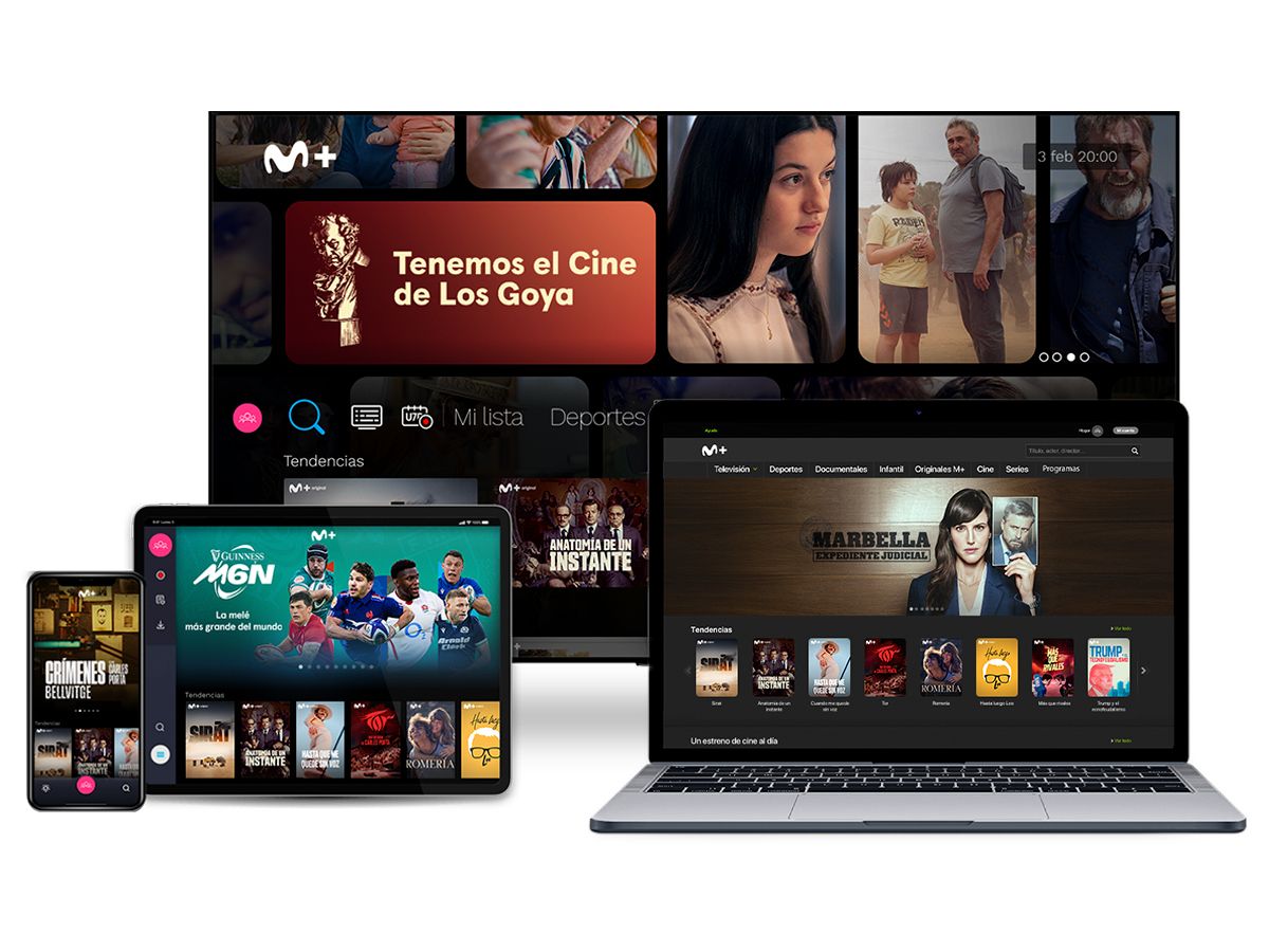 Contratar solo tv de pago de Movistar Movistar Plus+: cine, series, deportes, fútbol...