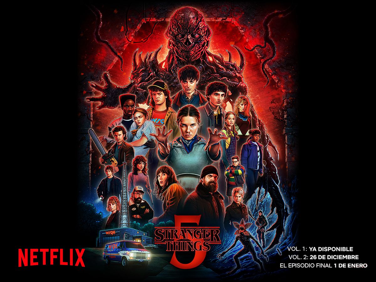 STRANGER THINGS, T5. VOL. 1 en Netflix