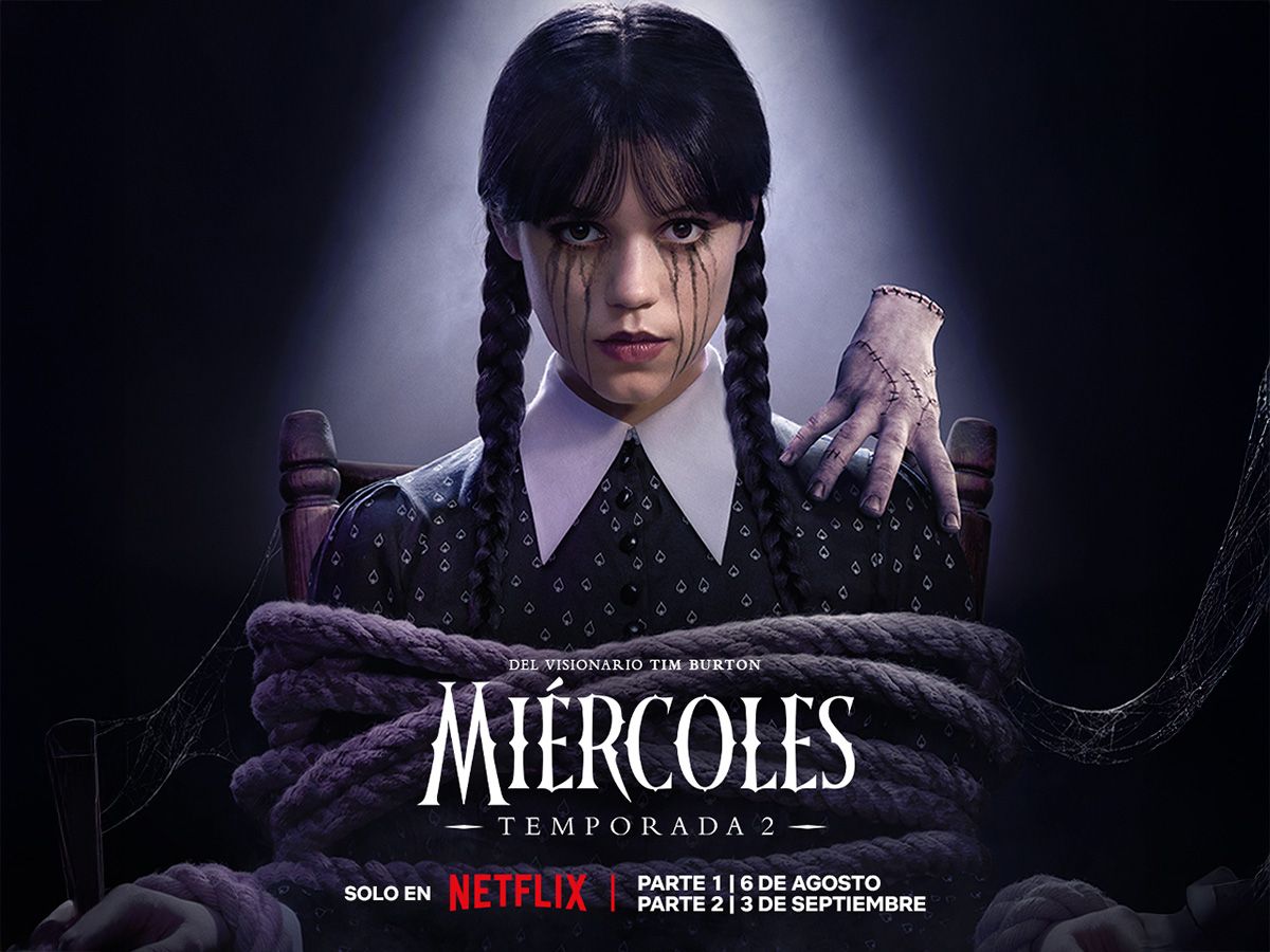 MIÉRCOLES, T2 en Netflix