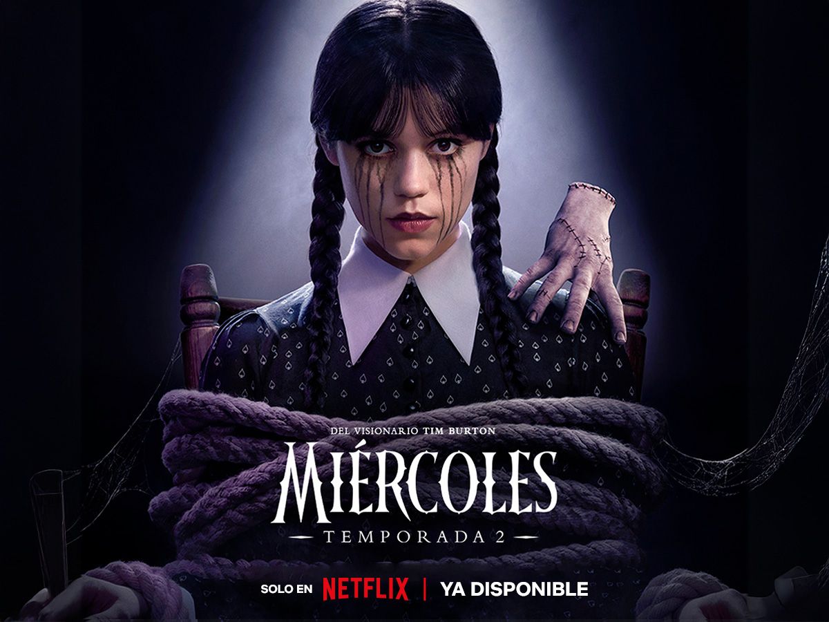 MIÉRCOLES, T2 en Netflix