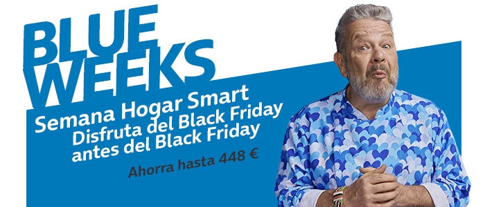  black Friday y blue weeks. Disfruta del Black Friday antes del Black Friday